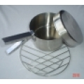 Kelly Kettle Stainless Steel Cook Kit For Basecamp and Scout Kettle